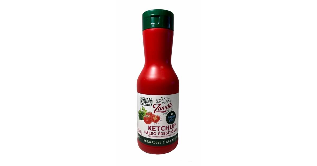 Zamato ketchup cukormentes 450 g