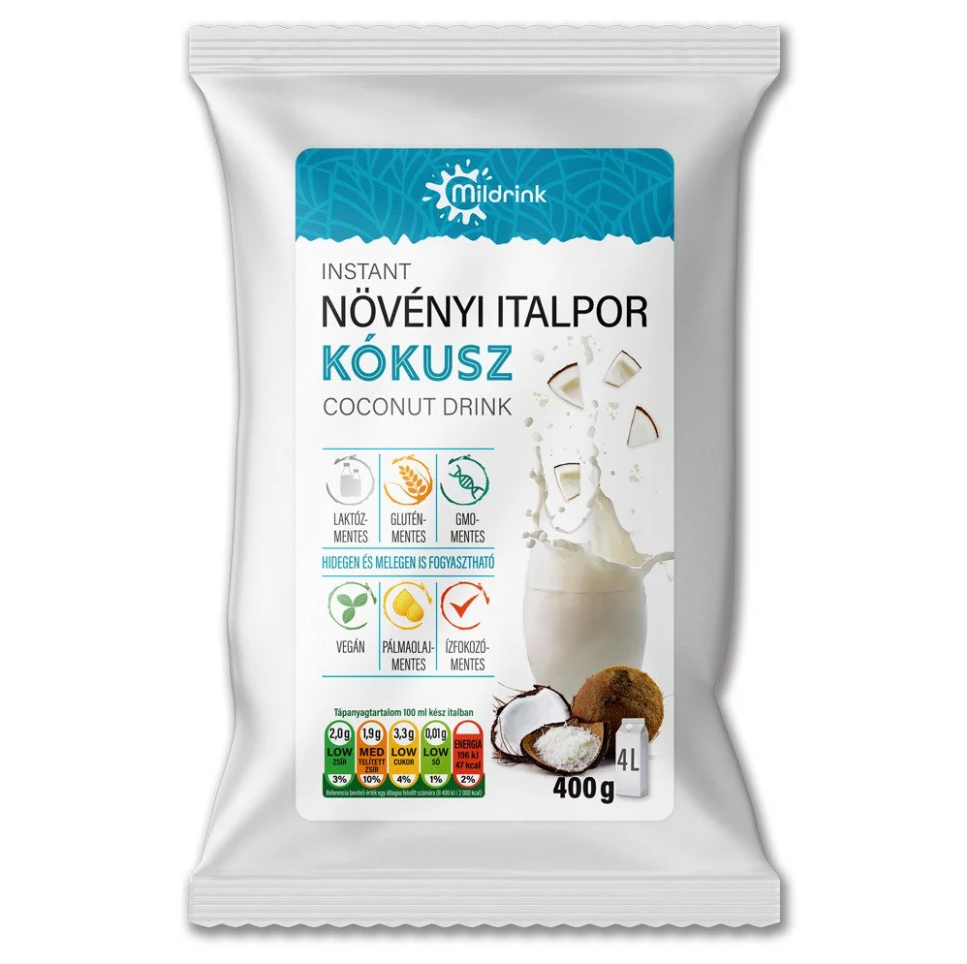 Mildrink kókusz italpor 400 g