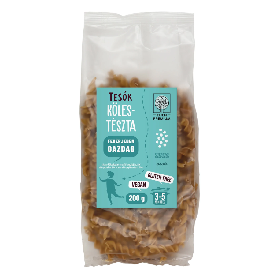 Eden premium gluténmentes kölestészta fehérjében gazdag orsó 200 g