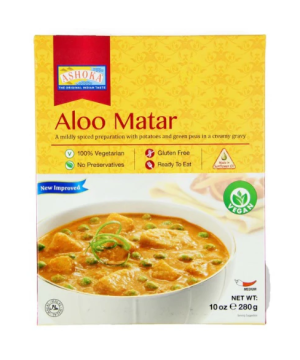 Ashoka aloo matar indiai ízvilágú készétel 280 g