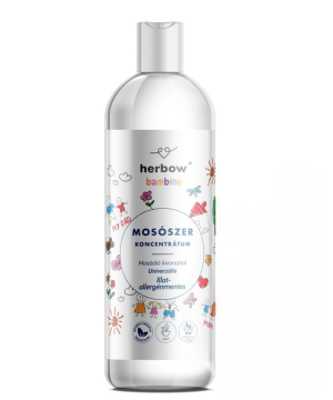Herbow bambino folyékony mosószer koncentrátum univerzális illat és allergénmentes 1000 ml