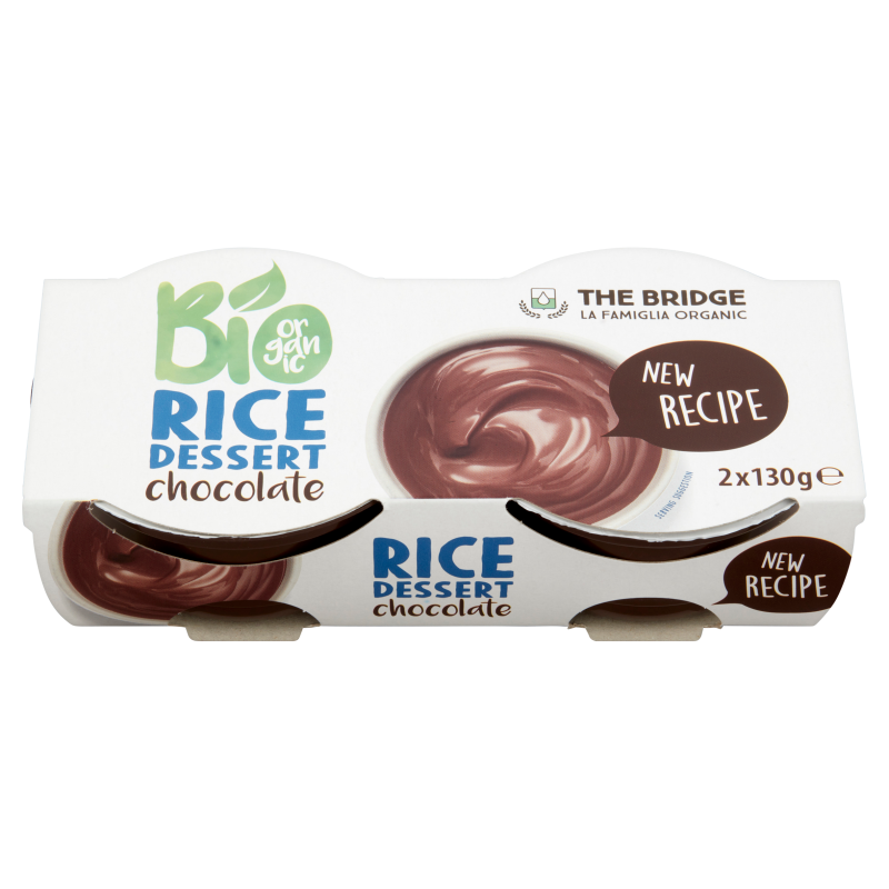 The Bridge bio rizs desszert csokoládé 2x130g 260 g