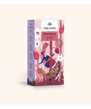 Viblance granola málnával és kesudióval 275 g