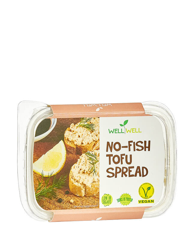 Well-Well vegán halas ízesítésű tofukrém 125 g