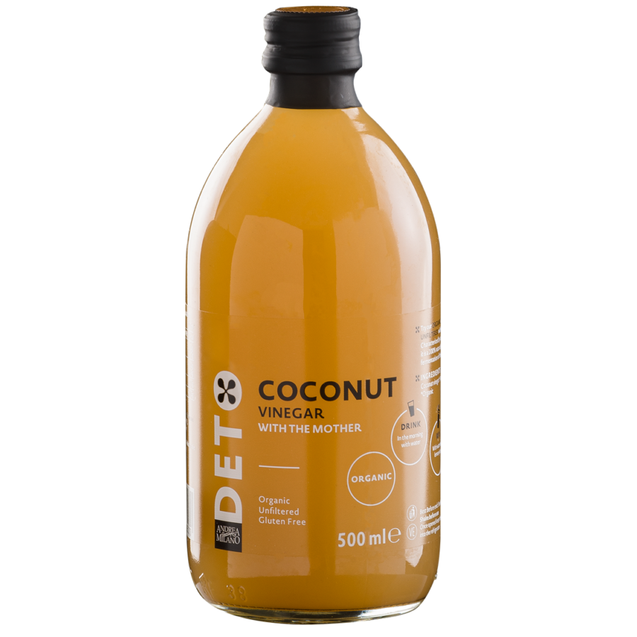 Deto bio szűretlen kókuszecet "anyaecettel" 500 ml