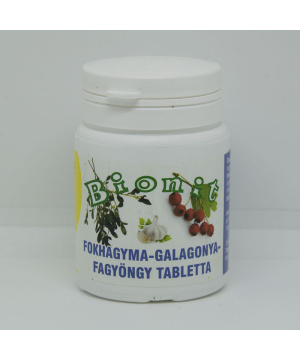 Bionit fokhagyma-galagonya fagyöngy tabletta 150 db