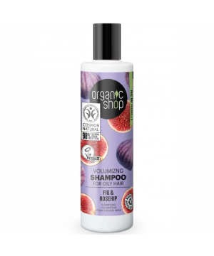 Organic Shop bio sampon volumennövelő fügével és csipkebogyóval 280 ml