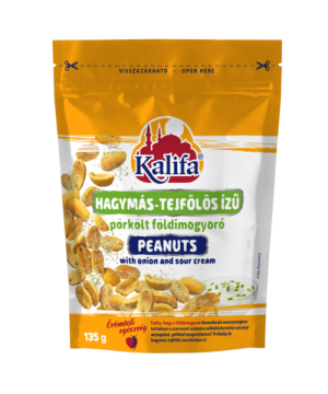 Kalifa földimogyoró hagymás-tejfölös 135 g