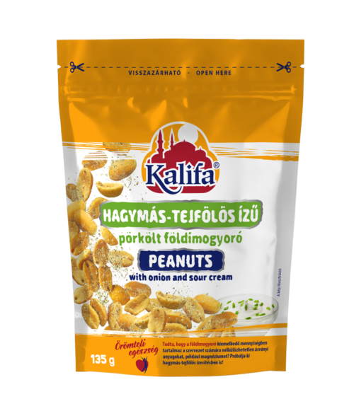 Kalifa földimogyoró hagymás-tejfölös 135 g