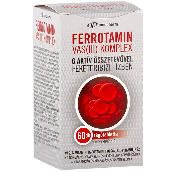 Innopharm ferrotamin rágótabletta 60 db