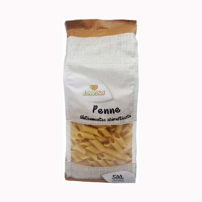 Love Diet gluténmentes száraztészta penne 500 g