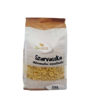 Lovediet gluténmentes száraztészta szarvacska 500 g