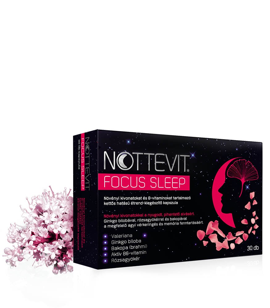Nottevit focus sleep étrend-kiegészítő kapszula 30 db