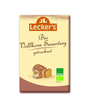 Leckers bio teljes kiőrlésű szárított kovász 30 g