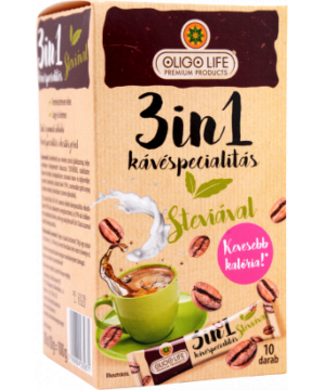 Oligolife 3in1 kávéspecialitás édesítoszerrel 10db 100 g