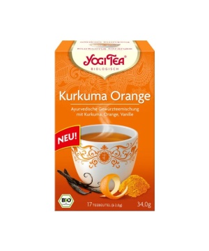 Yogi bio tea kurkuma narancs 17x2g 34 g