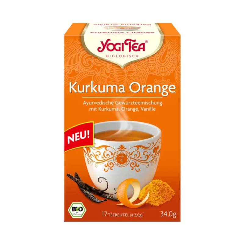 Yogi bio tea kurkuma narancs 17x2g 34 g
