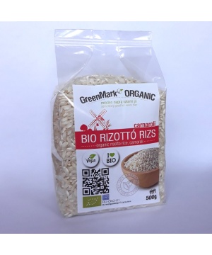 Greenmark bio rizottó rizs fehér carnaroli  500 g