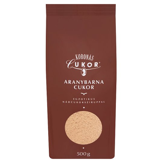 Koronás aranybarna cukor 500 g