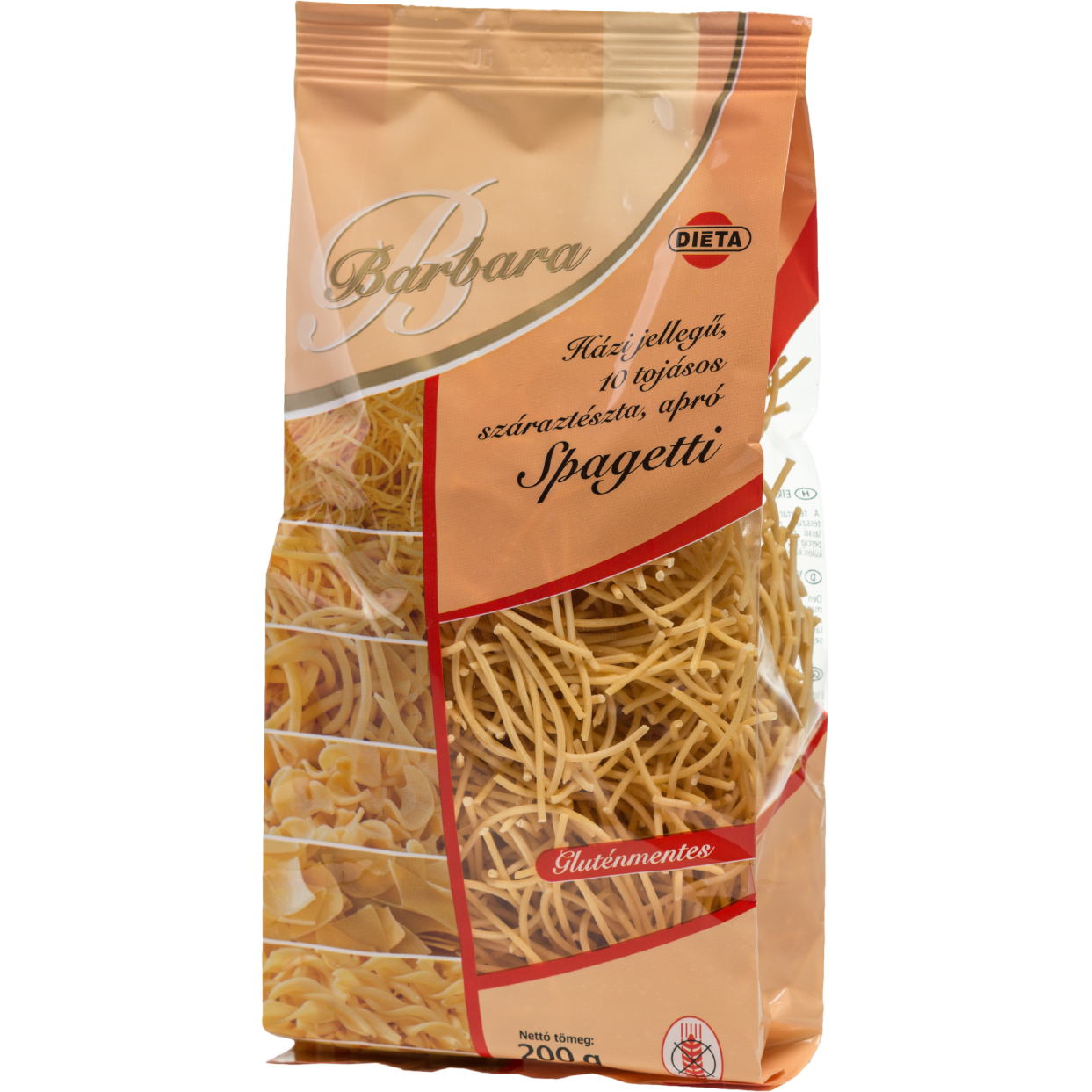 Barbara gluténmentes tészta spagetti 200 g