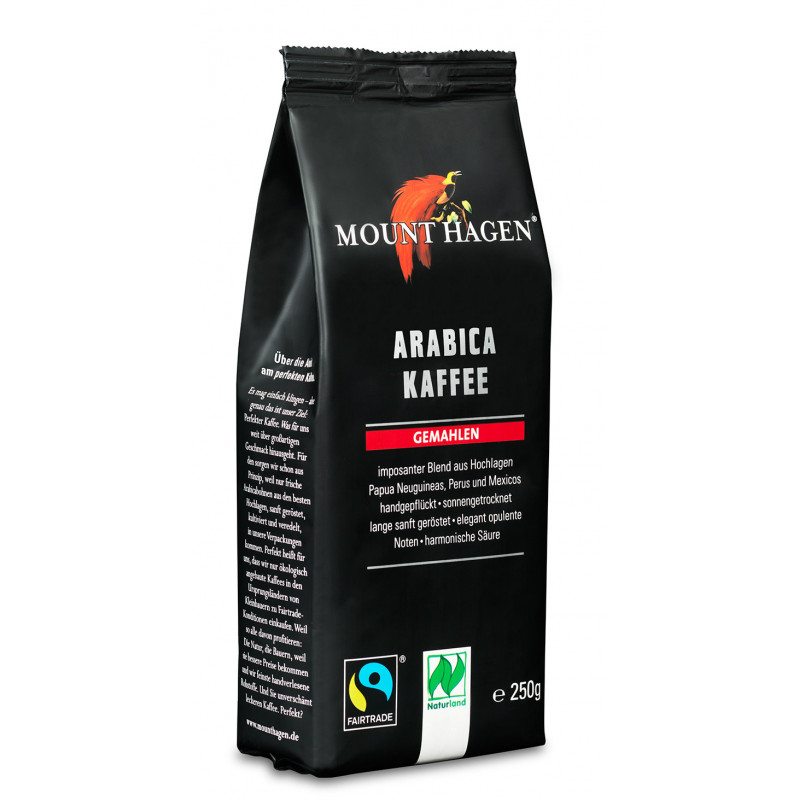 Mount Hagen bio őrölt kávé 250 g