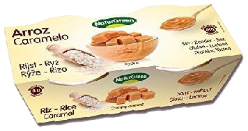 Naturgreen bio rizsdesszert karamell 2x125g 250 g
