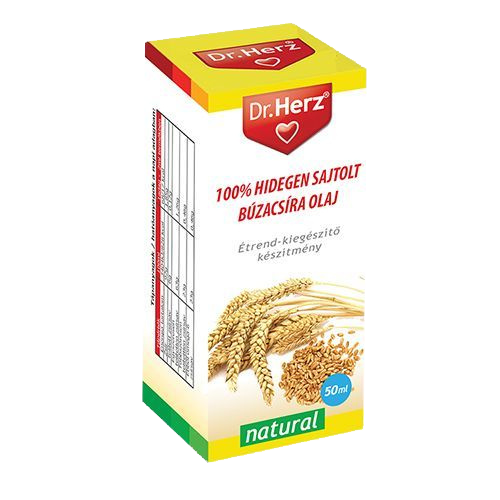 Dr. herz búzacsíra olaj 100% hidegen sajtolt 50 ml
