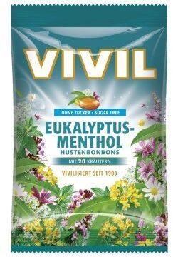 Vivil cukormentes mentolos eukaliptuszos torokcukor 60g
