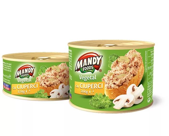 Mandy növényi pástétom gombás 120 g