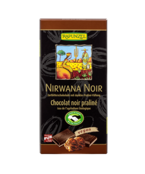 Rapunzel bio nirwana noir keserűcsoki 100 g