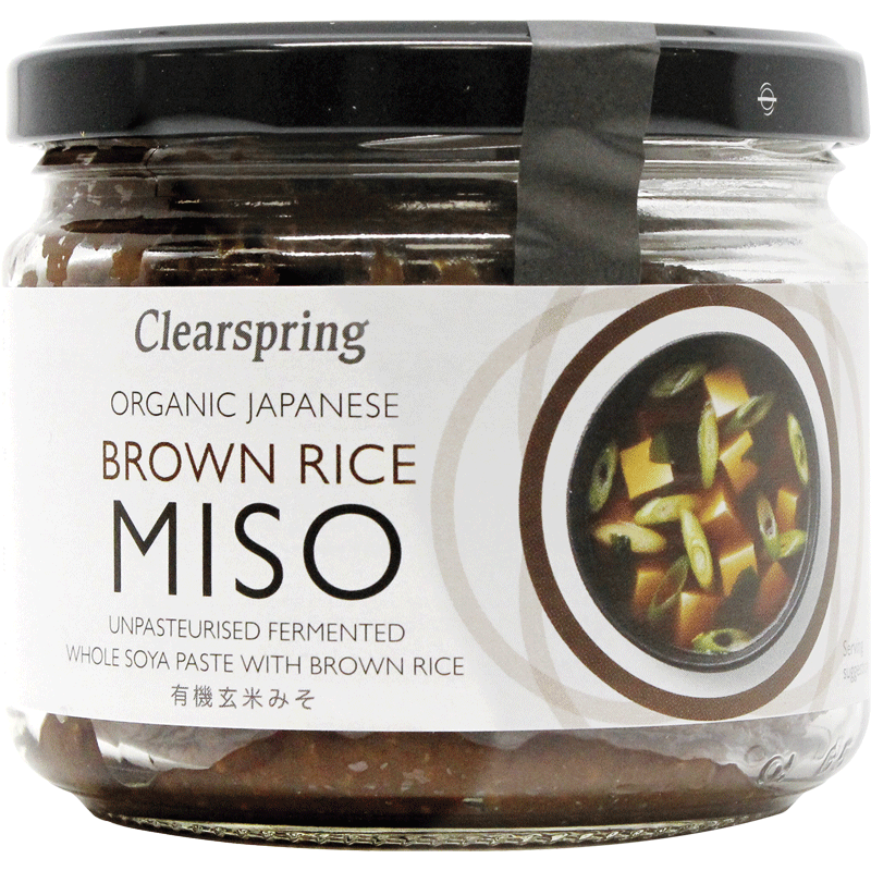Clearspring bio miso barnarizsből üveges 300 g
