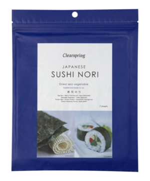 Clearspring nori-shusi pirított algalap 7 db