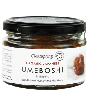 Clearspring bio umeboshi sós japán szilva 200 g