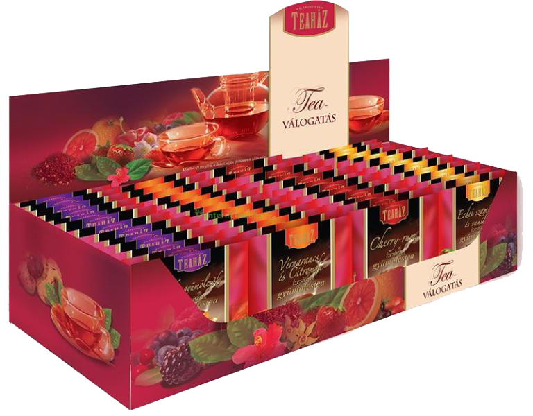 Teaház gyümölcstea válogatás 100x2g 200 g