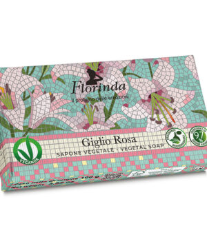 Florinda szappan mozaik rózsaszín liliom 200 g