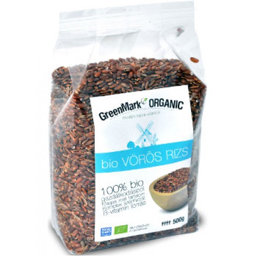 Greenmark bio vörös rizs 500 g