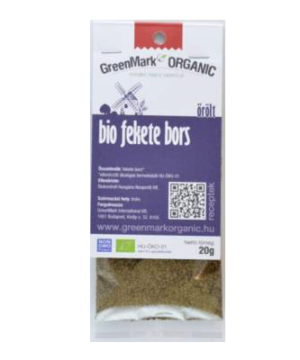 Greenmark bio fekete bors orölt 10 g