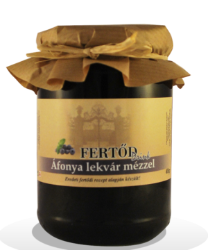 Fertőd drink áfonya lekvár cukorral és mézzel 400 g