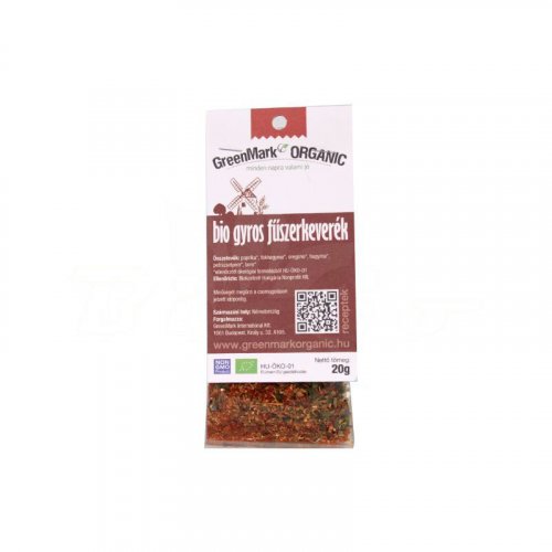 Greenmark bio gyros fuszerkeverék 20 g