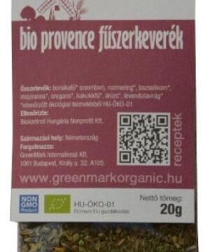 Greenmark bio provence fűszerkeverék 20 g