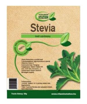 Vitamin Station stevia levél szárítmány 50 g