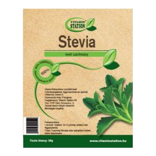 Vitamin Station stevia levél szárítmány 50 g