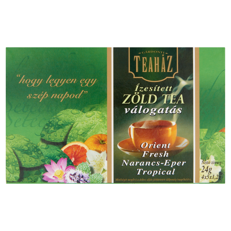 Teaház gth zöld tea válogatás 20x1.2g 24 g