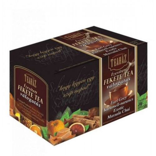 Teaház fekete tea válogatás 20x1.2g 24 g