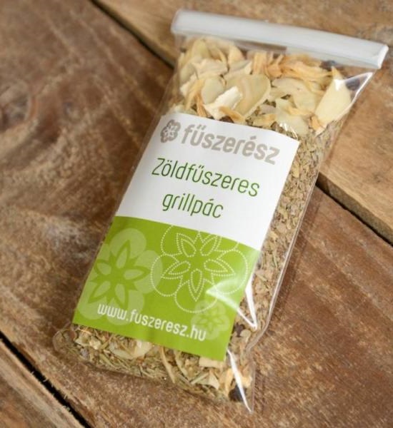 Fuszerész zöldfuszeres grillpác fuszerkeverék 30 g