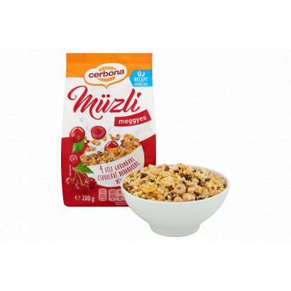 Cerbona müzli meggyes 200 g