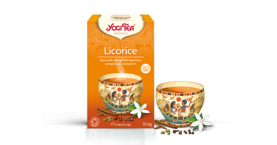 YOGI TEA Édesgyökér Tea egyiptomi fűszerezéssel