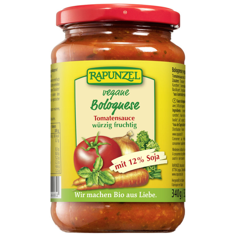 Rapunzel bio bolognai szósz vegetar 340 g