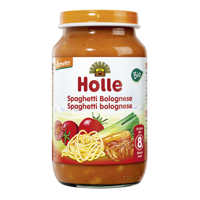 Holle bio bébiétel bolognai spagetti 220 g