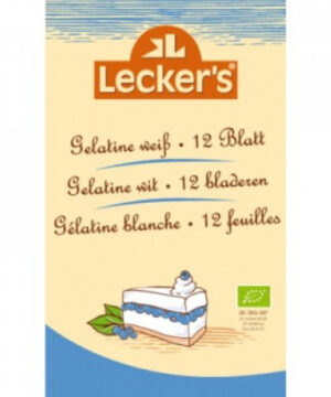 Leckers bio zselatinlap állati eredetű 12 db